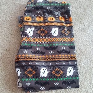 Halloween fleece leggings
